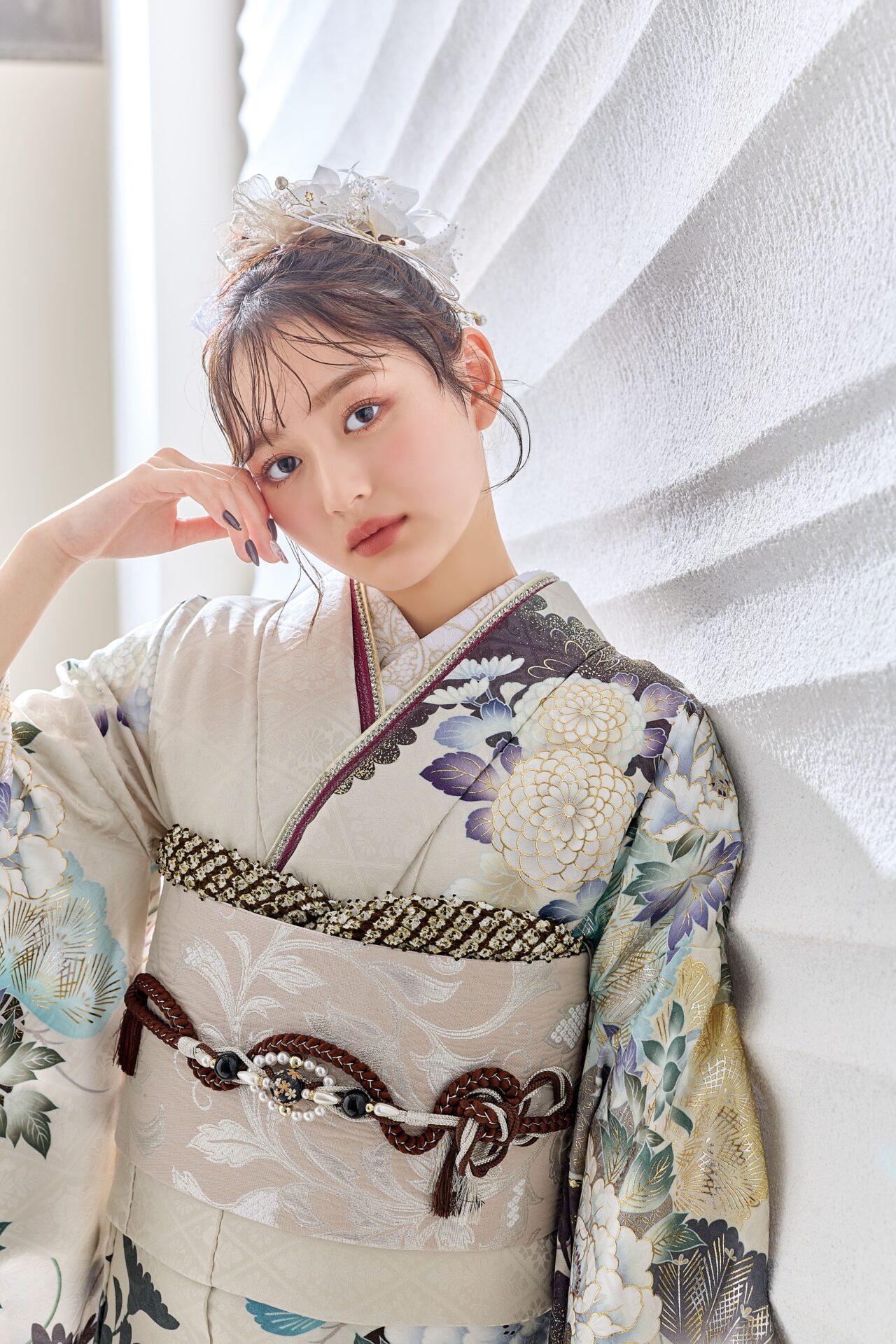 05 煩く 色振袖 ピンク系 舞踊演劇 