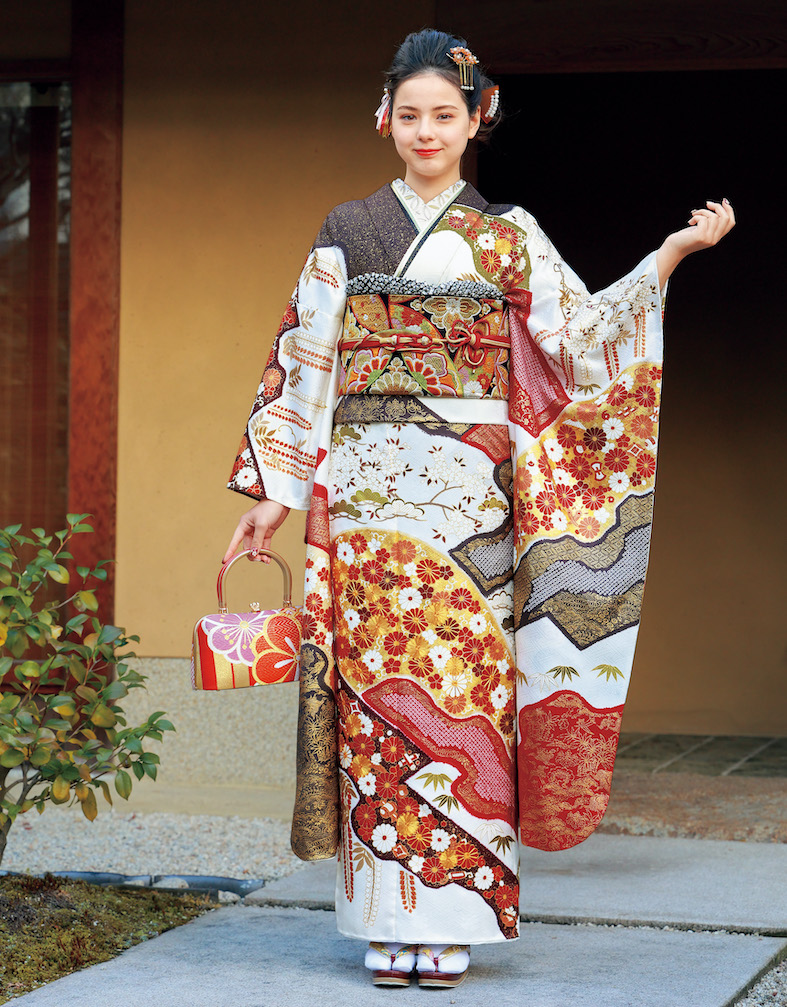 ほしい物ランキング 振袖 豪華 刺繍 金彩 銀通し 身丈165cm 撥水加工済 ...