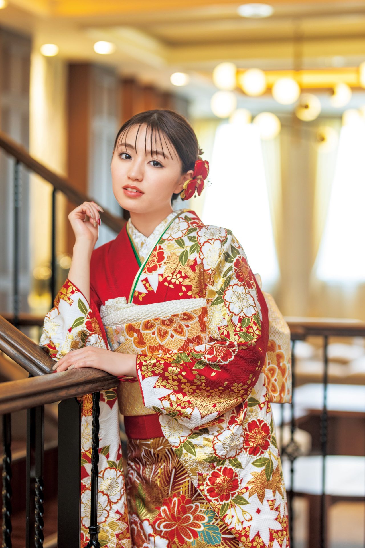 着物女性